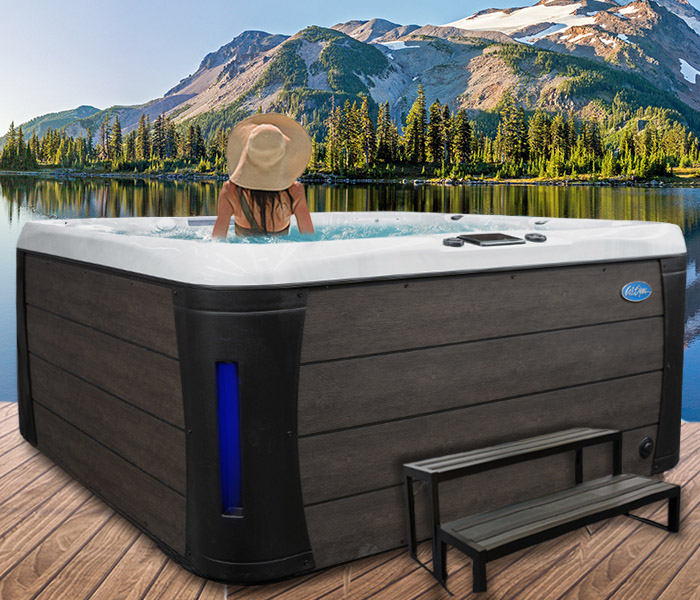 Calspas hot tub being used in a family setting - hot tubs spas for sale San Francisco